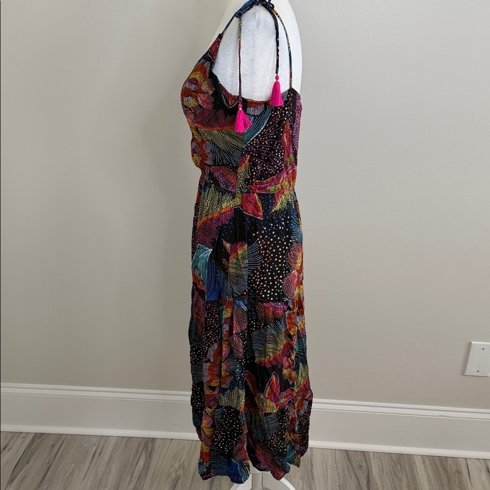 LaBlanca Sunlit Soriee Floral Multicolor Cover Up Maxi Dress size small - Picture 8 of 14